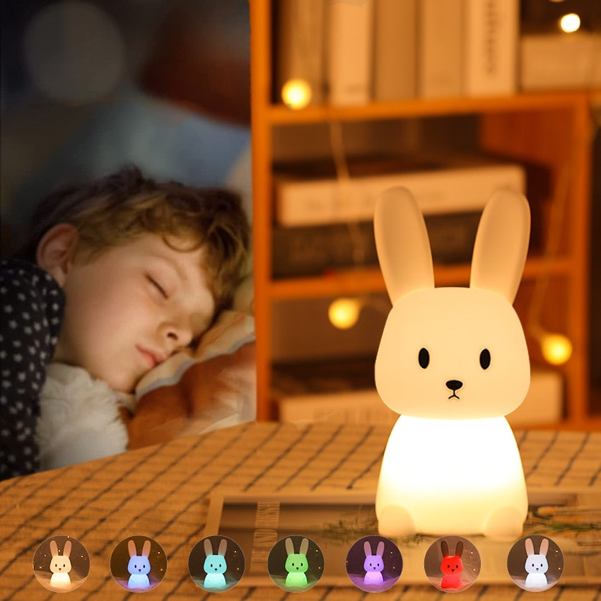 Nachtlampe - Süßer LED Tierform für Kinder